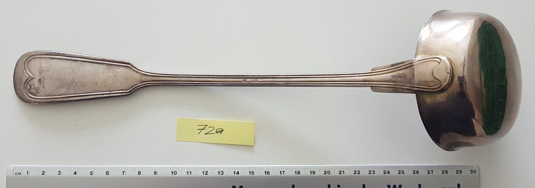 Cucchiai: Tafelsilber (versilbert): Suppenschöpflöffel – Usato da Küsnacht ZH venduto da scholli58 1