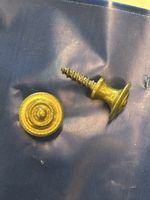 Antike goldene Möbelknöpfe / Möbelgriffe - 25 Stück