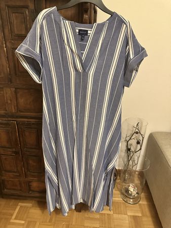 Robe d'été Gant à rayures bleues et blanches, taille XS.