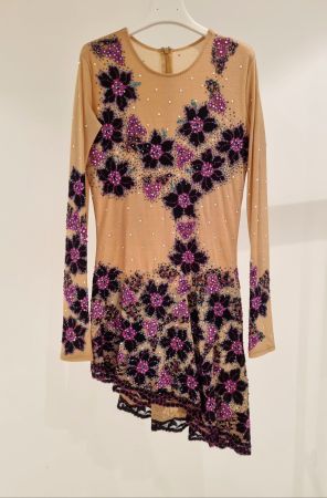 Eiskunstlauf Kürkleid Gr. XS/S