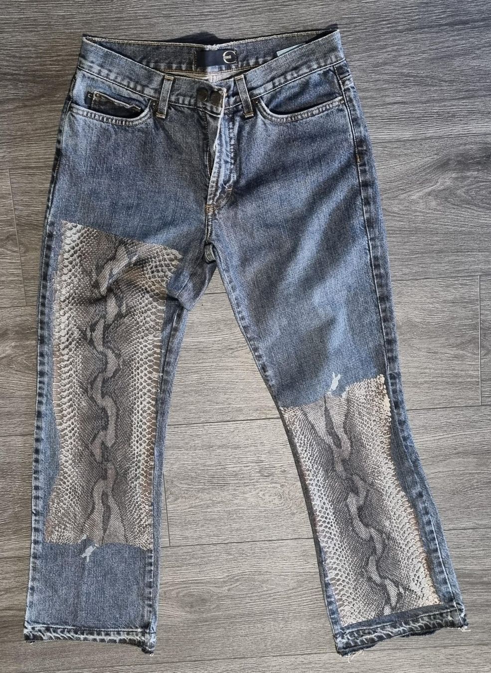Roberto Cavalli Jeans: Cavalli Jeans mit Schlangenledermuster – Usato da Uetliburg SG venduto da mafrey63