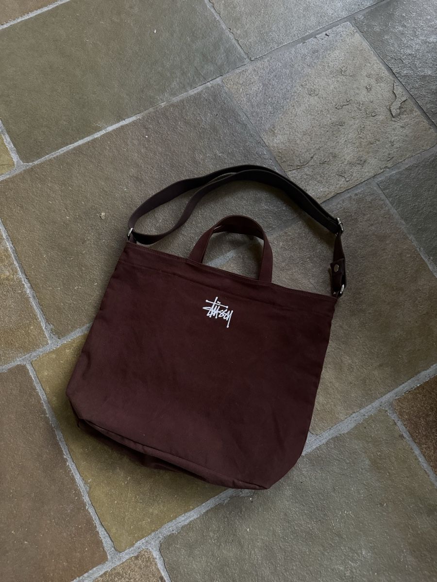 Borse: STUSSY CANVAS CROSSBODY BAG - BROWN – Usato da Zürich venduto da zoh_26cj