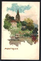 Künstler Fritz Voellmy: Montreux, Ortsp