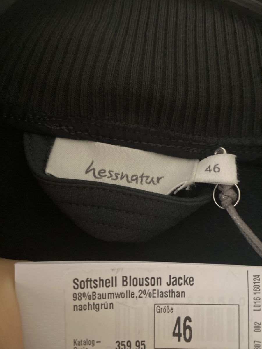Hessnatur Giacche: Hessnatur Jacke Shelljacke Gr 46 NEU – Nuovo e nell'imballaggio originale da Langenthal venduto da morena86 1