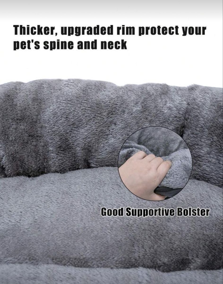 Liege- & Schlafplätze: Kuscheliges Hundebett / Katzenbett Grau – Neu und originalverpackt aus Emmenbrücke von ShopDirect 2