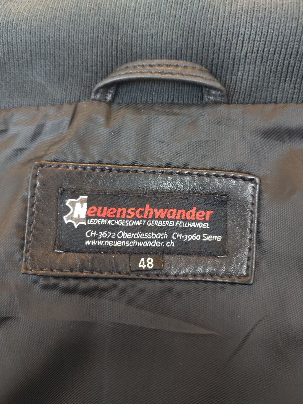 Giacche: Echtlederjacke von Neuenschwander, Grösse 48 – Nuovo (secondo la descrizione) da Bern venduto da iur_f2bv 5