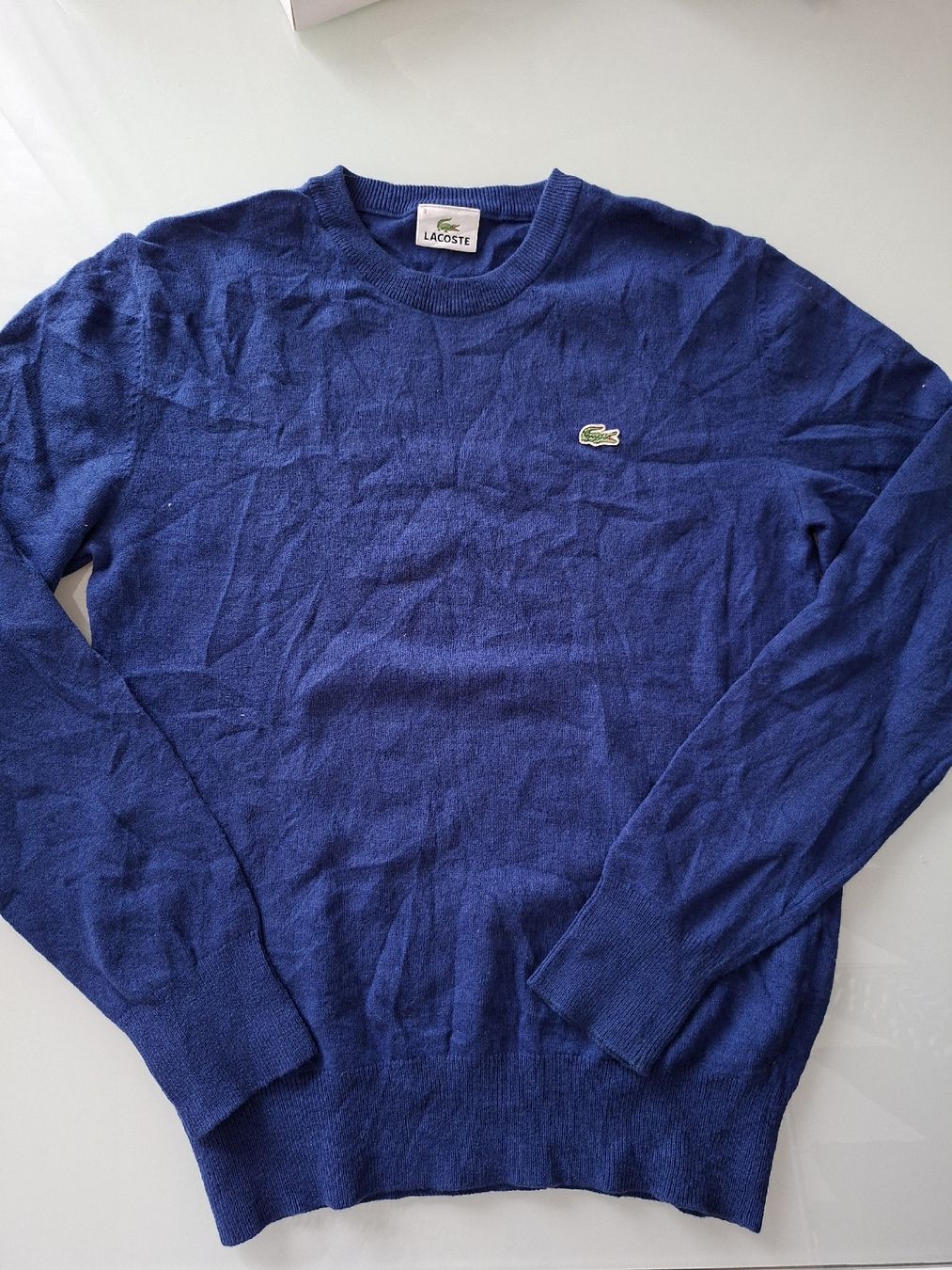 Lacoste Pulls & Sweat-shirts: Pull Lacoste en laine Bleu Marine, Taille S – – D'occasion à Renens VD par ser_j2fn