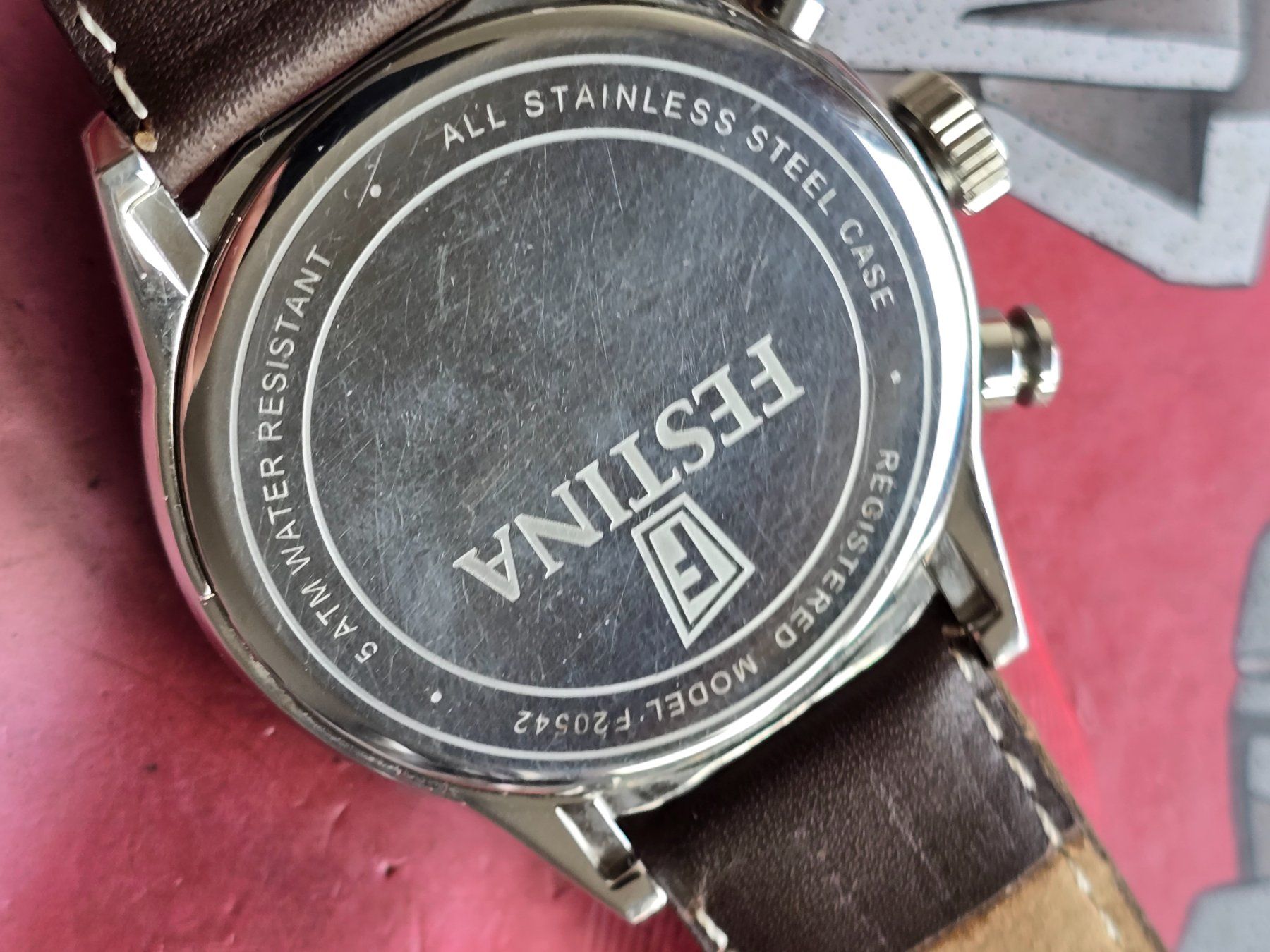 Festina Orologi: 801 Festina Chronograph Worldtimer Jumbo mit Papiere – Usato da Muri AG venduto da Corredor 6