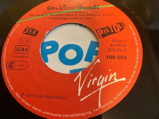 Dischi in vinile: Sex Pistols – Usato da Aarwangen venduto da Jukebox3 4