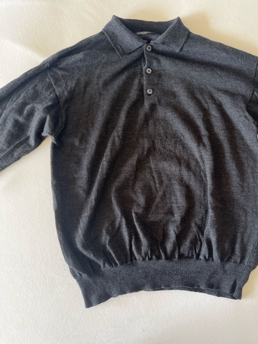 Pullover & Sweatshirts: Piattelli Polo Pullover Wolle anthrazit Grösse S – Neu (gemäss Beschreibung) aus Muri b. Bern von Merliner01 3