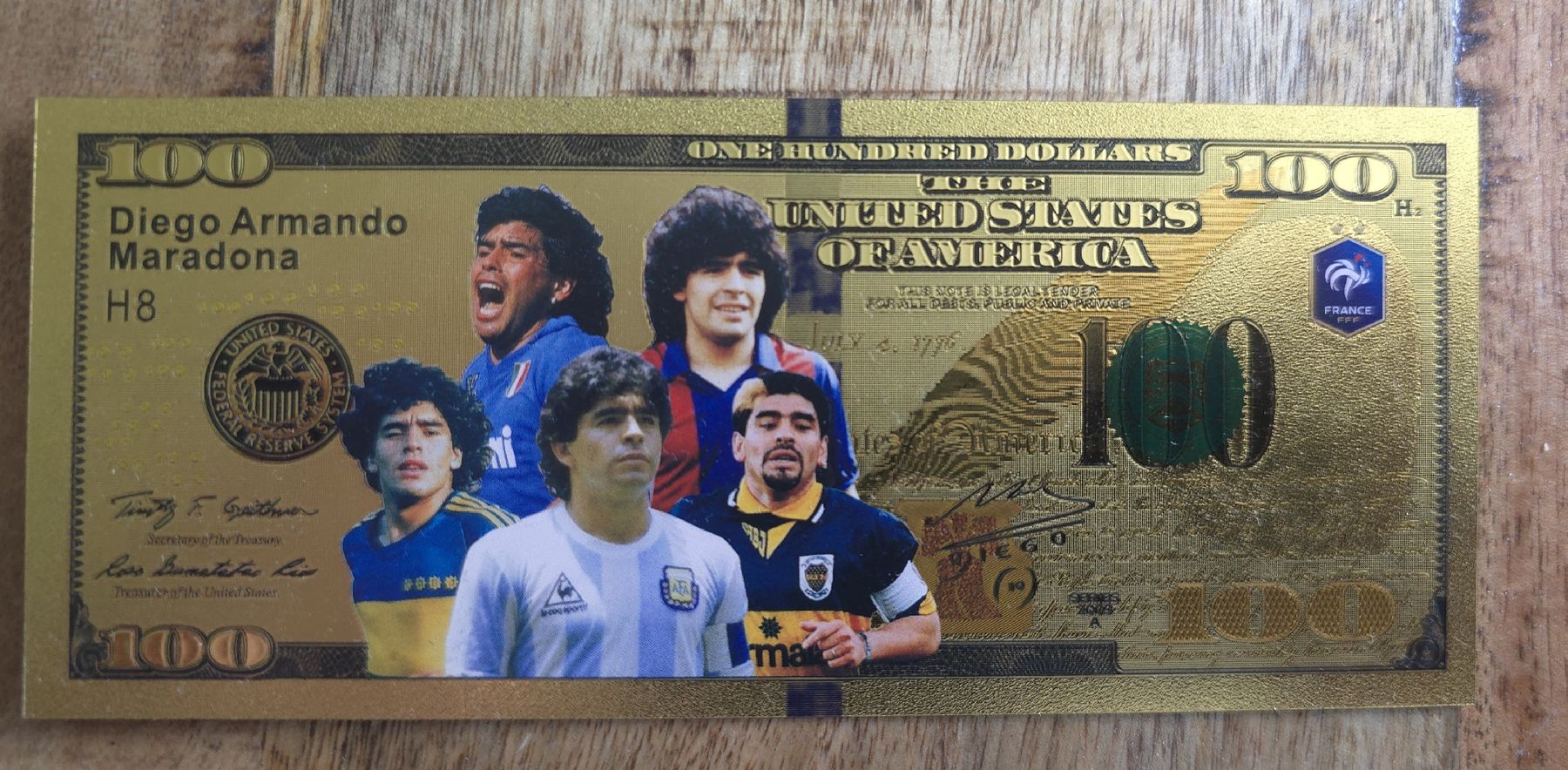 Banconote: Diego Maradona - Banknote – Usato da Rotkreuz venduto da Titotesla