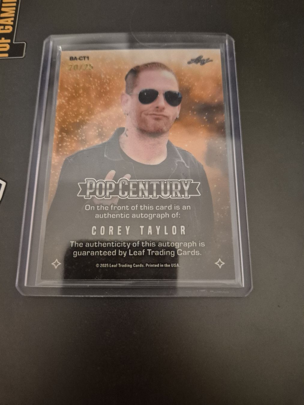 Topps Carte collezionabili: Corey Taylor auto card 20/25 – Nuovo (secondo la descrizione) da Wetzikon ZH venduto da jas_c5d8 1