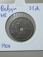 Belgique - 25 cents - 1908