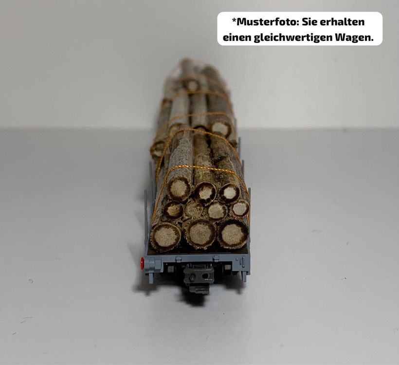 Kato Modelleisenbahnen: RhB Kato Rungenwagen Sonderanfertigung mit Echtem Bundholz – Neu (gemäss Beschreibung) aus Neuenegg von Mazdanier 2