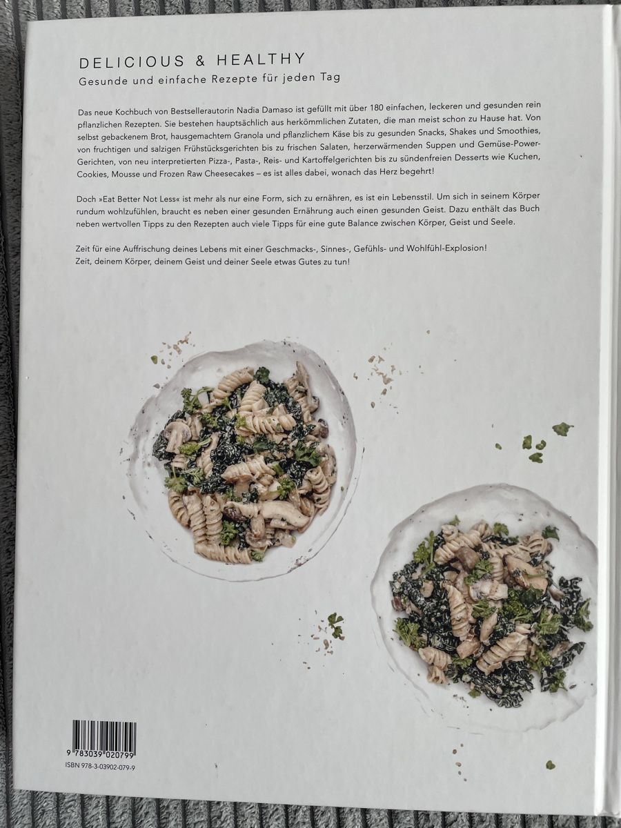 Libri: Buch eat better not less - Nadia Damaso – Usato da Muri AG venduto da Dosala 1