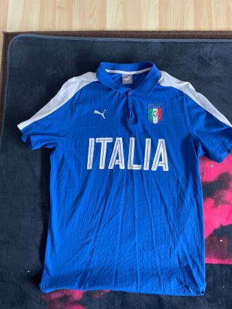 Italia Poloshirt Grösse L Puma