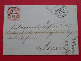 Strubelbrief 24G (24B4) von LUGANO, sauber Kat: 180.-