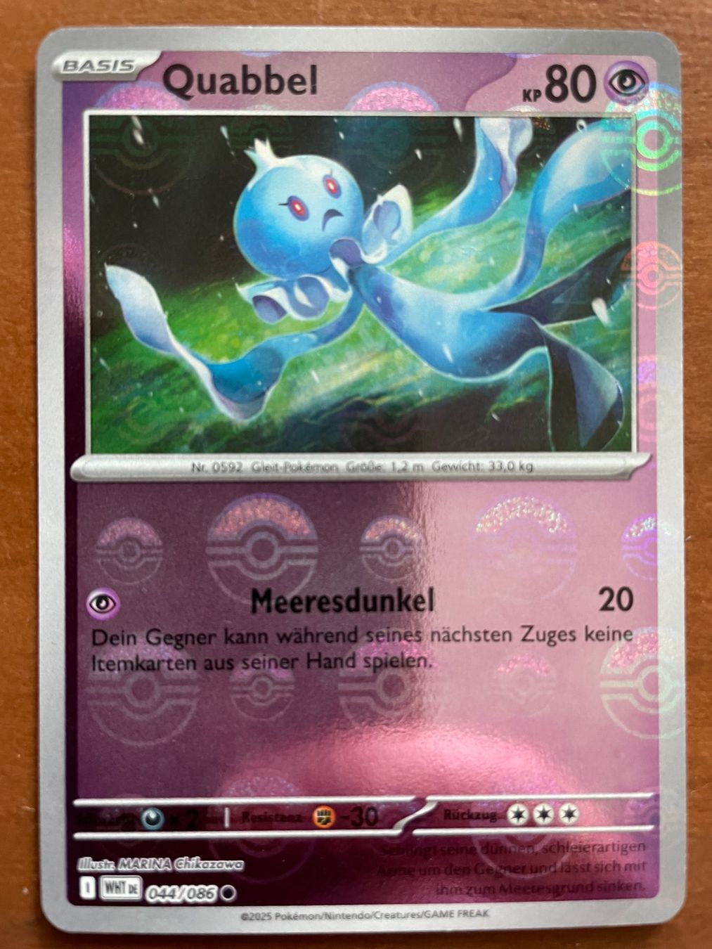 Pokémon Carte collezionabili: Pokemon Quabbel Pokeball (Versand gratis) – Nuovo (secondo la descrizione) da Chur venduto da Angerson