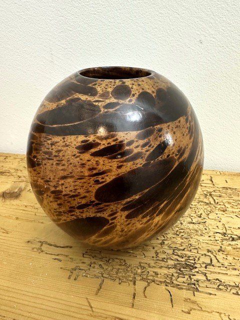 Kerzenständer: KuGeL HoLzvaSe / KeRzeNsTäNdeR – Gebraucht aus Winkel von zeho 4