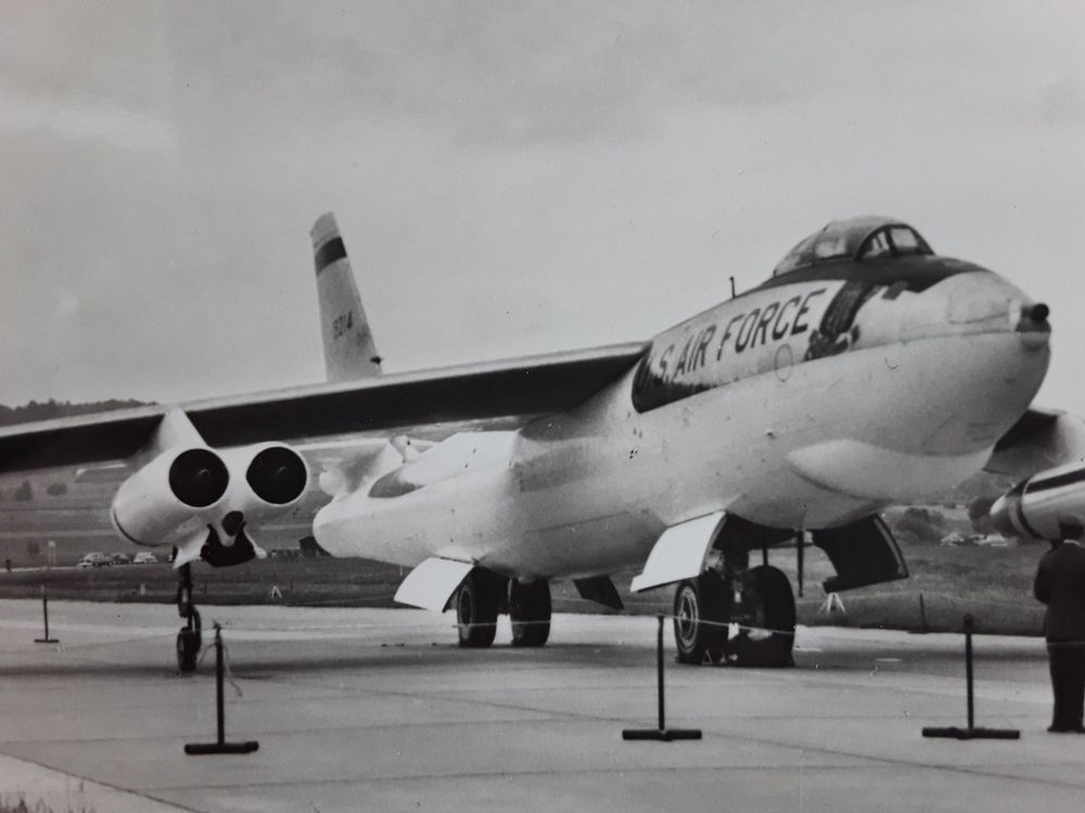 USA _ Boeing B-47 B _ Stratojet _ Schwarz Weiss Postkarte | Kaufen Auf ...