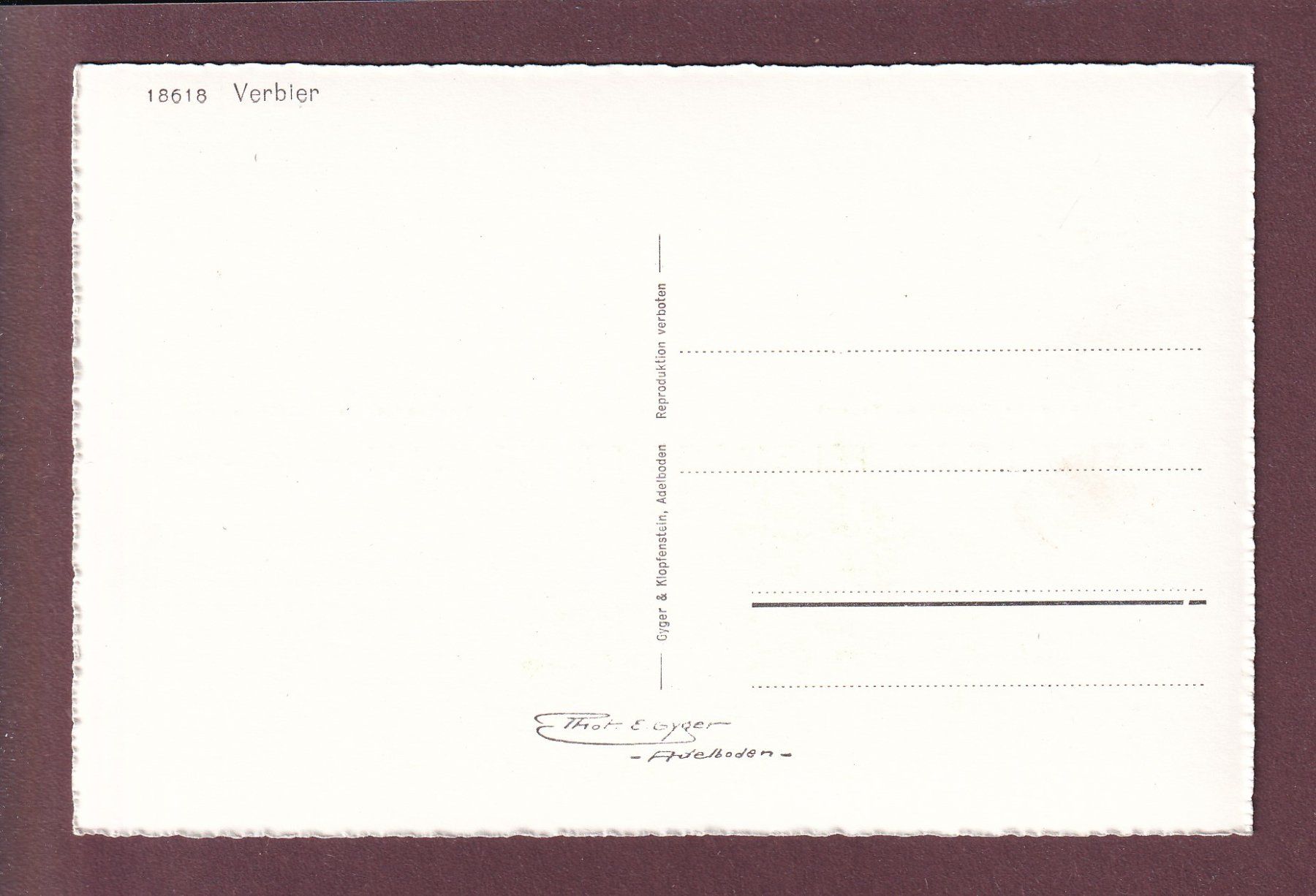 Cartoline postali: VERBIER - Télésiège de Medran – Usato da Pully venduto da nicecards 1