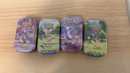 4x Pokemon 30th Jahr mini tin DE 