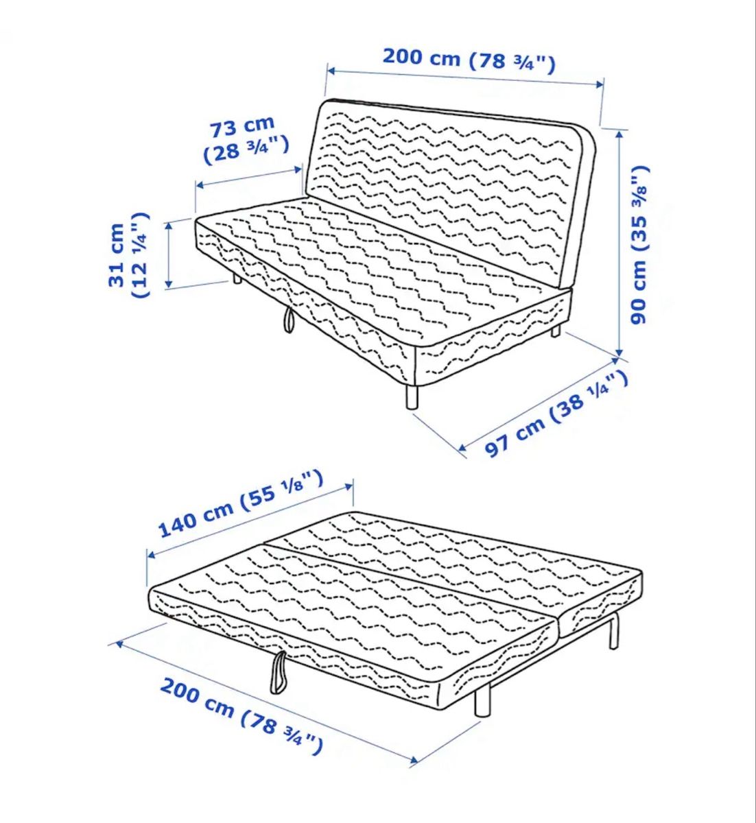 Ikea Divani: Schlafsofa in Grau – Usato da Dübendorf venduto da GinaGiulia 7