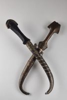 2 Stück Dolch Dekoationmesser Kupfer Messing Nordafrika
