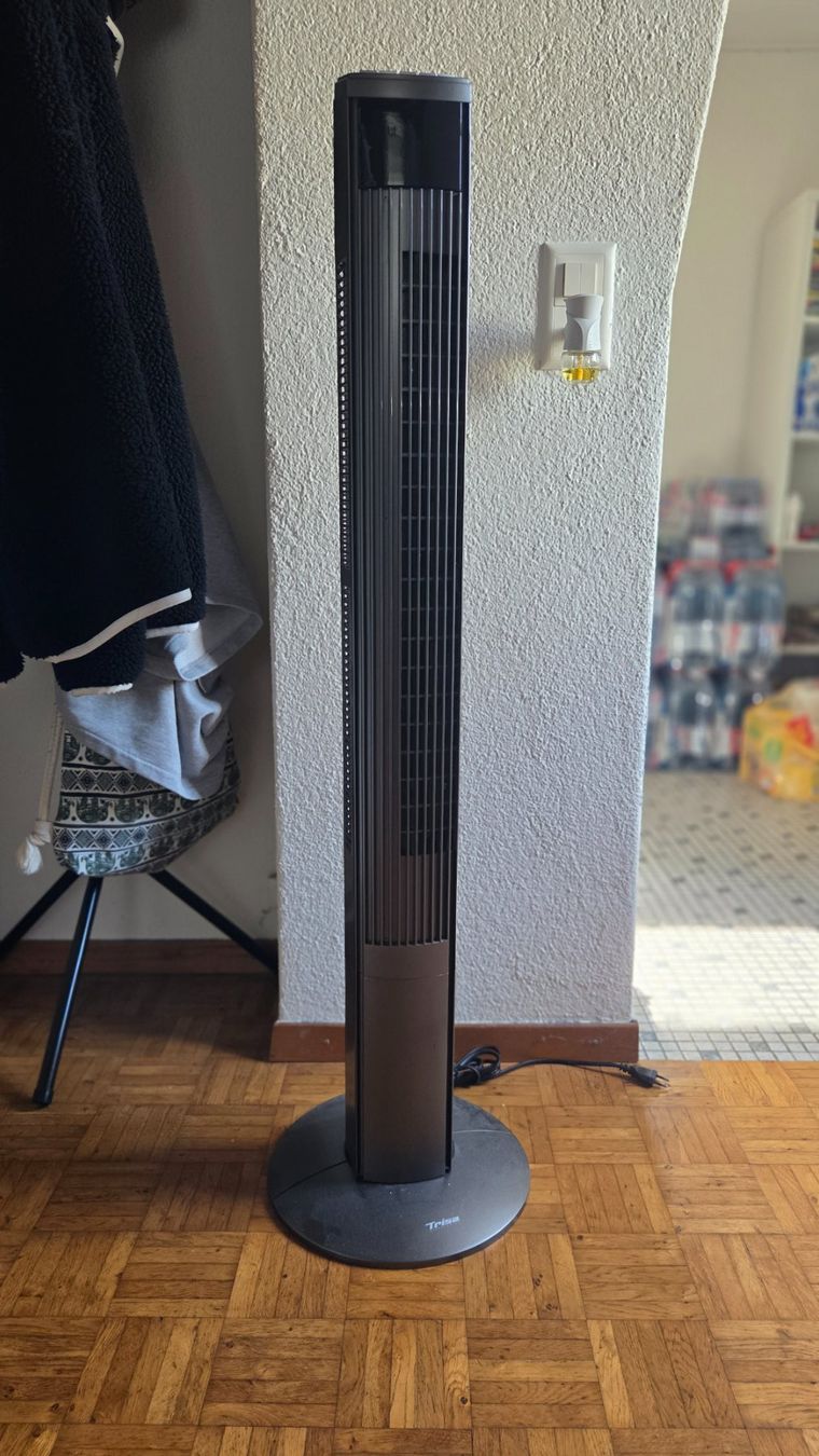 Trisa Ventilatori: Trisa Turmventilator mit Fernbedienung und Display – Usato da Männedorf venduto da Zew_t75c 1