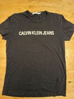 Schickes Calvin Klein Jeans T-Shirt, Schwarz, Grösse M
