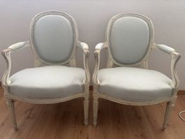 2 shabby chic Sessel