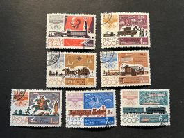 Russia / USSR 1965 Mi.B3123-24/34-35/62-64  gest. (E688)
