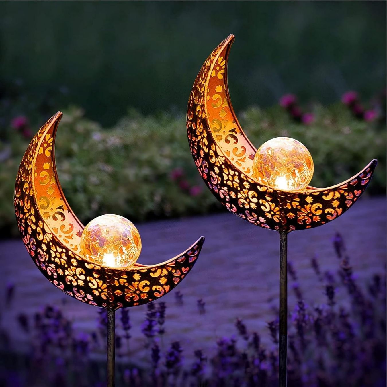 Lampade: 2x Solar Gartenlampen 2er Set – Nuovo e nell'imballaggio originale da Nuglar venduto da SmartLiving24 1