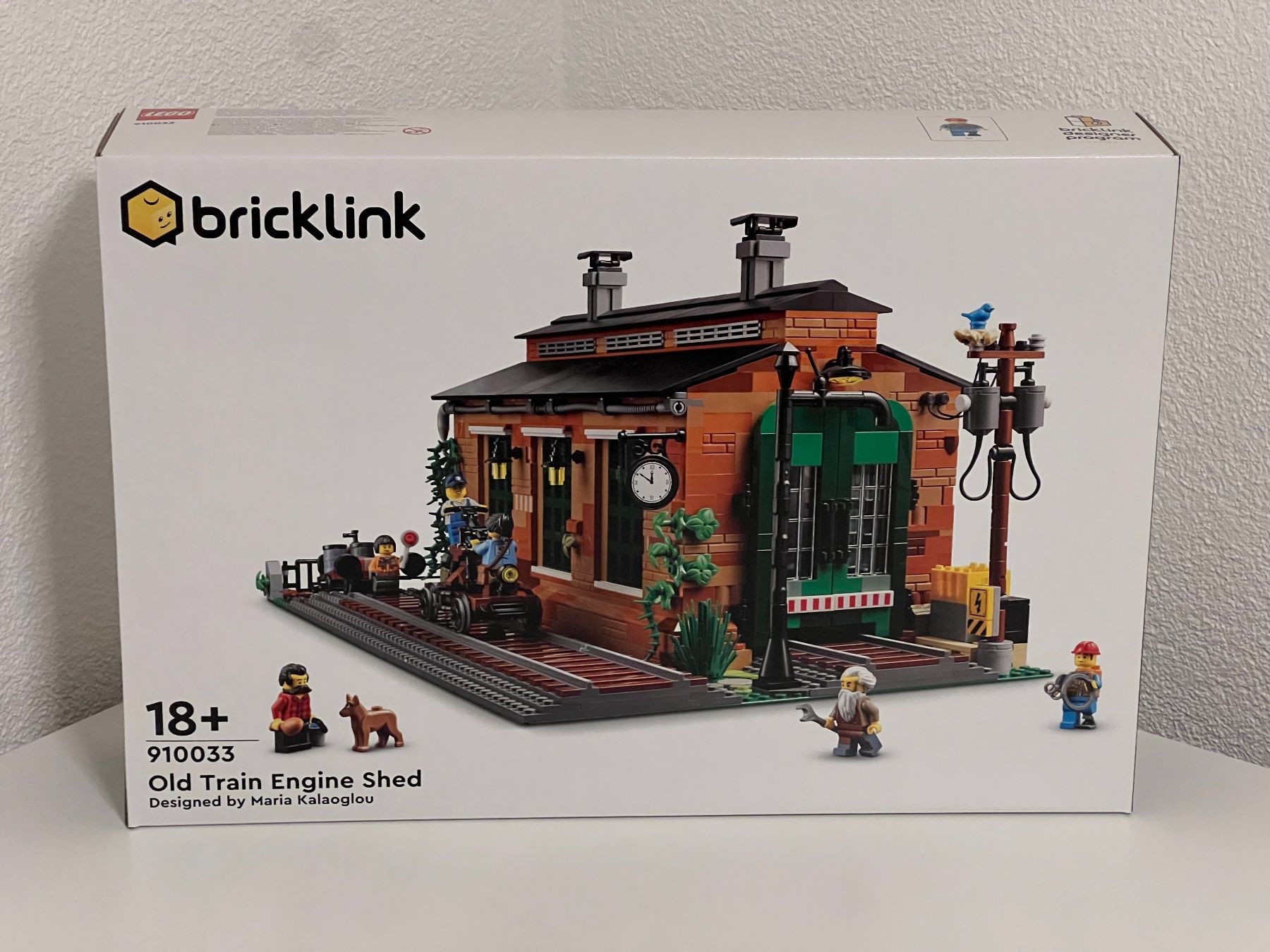 Lego Kit di costruzioni: Lego Bricklink 910033 | Old Train Engine Shed | Neu & OVP – Nuovo e nell'imballaggio originale da Bubikon venduto da Zeldamike