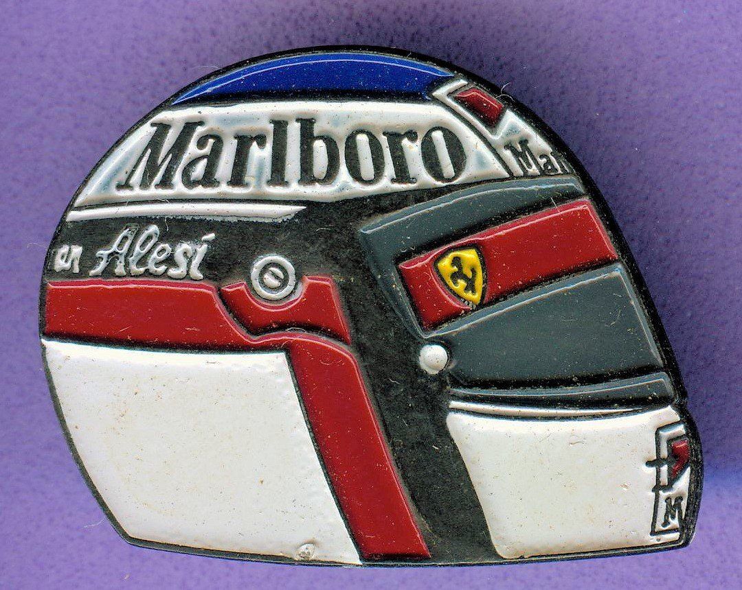 Marlboro Placchette & Badge: Marlboro  Helm  ALESI – Usato da Winterthur venduto da Sammleroase