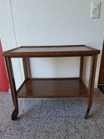 Servierwagen Vintage Holz 50er Jahre
