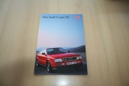 Audi Coupe S2 Prospekt 10/1992