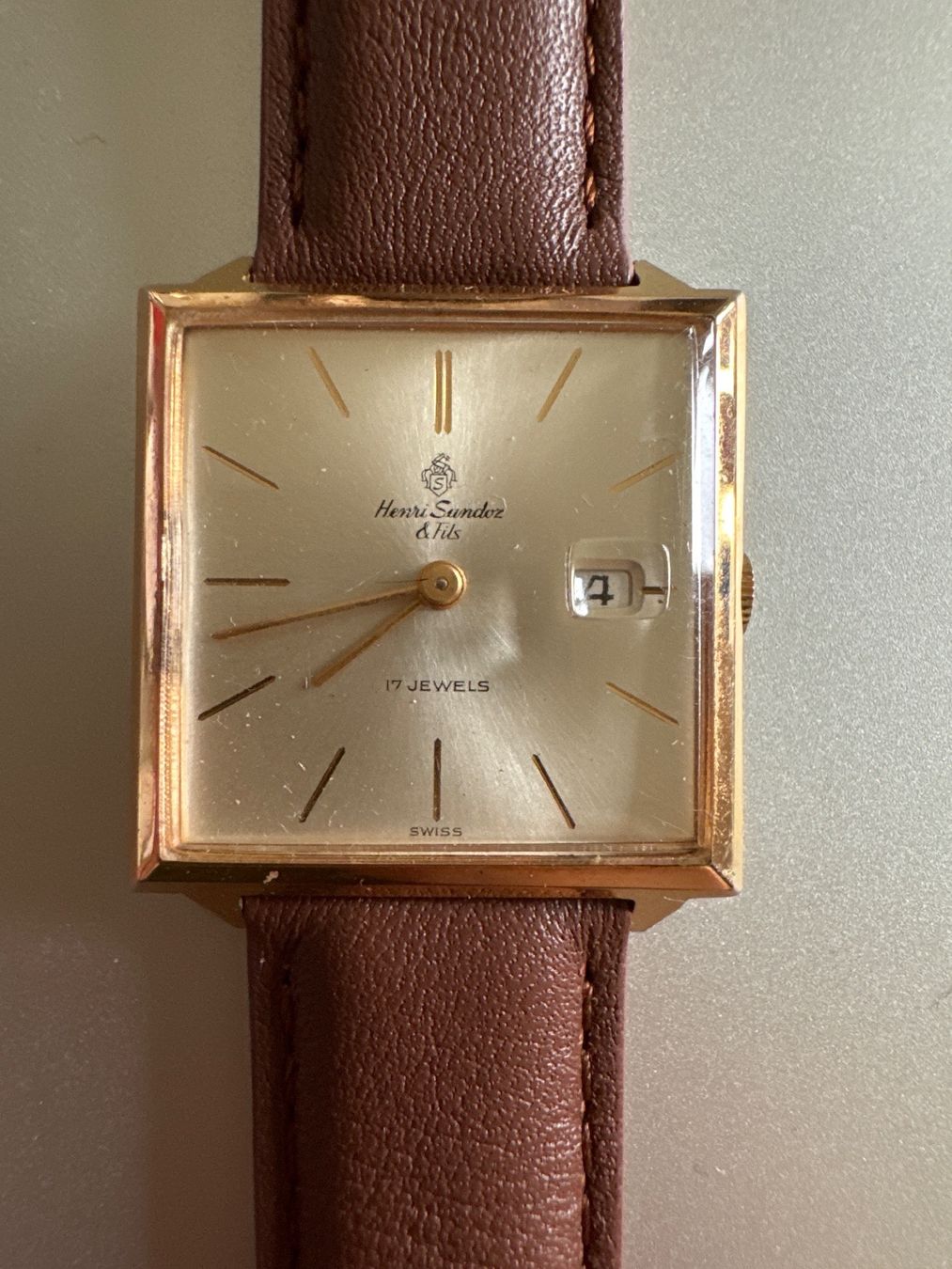 Montre Vintage SANDOZ Mécanique Femme - Ne Fonctionne Pas - Pièce De Collection