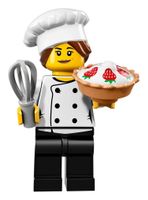 GOURMET CHEF LEGO MINIFIGURE 71018 serie 17 new in open b‪ag