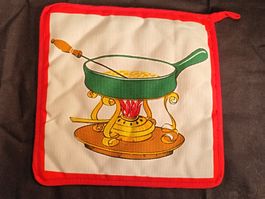 Topflappen, Design: Fondue, Baumwolle