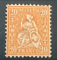 Sitzende Helvetia UNGESTEMPELT  ﻿Siehe Original Fotos   