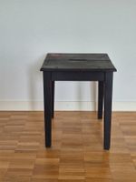 Hocker Holz  Taburettli schwarz rot gebraucht