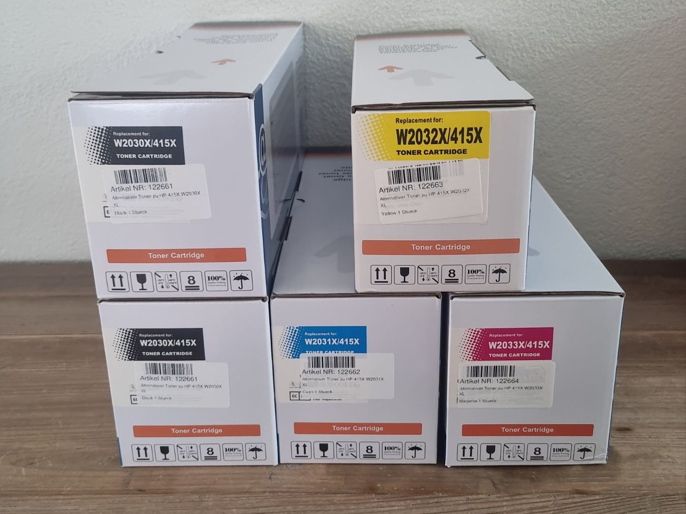 Hewlett Packard Cartucce per stampanti & toner: Toner Satz für HP-Laserdrucker – Nuovo e nell'imballaggio originale da Oftringen venduto da Schaeggu