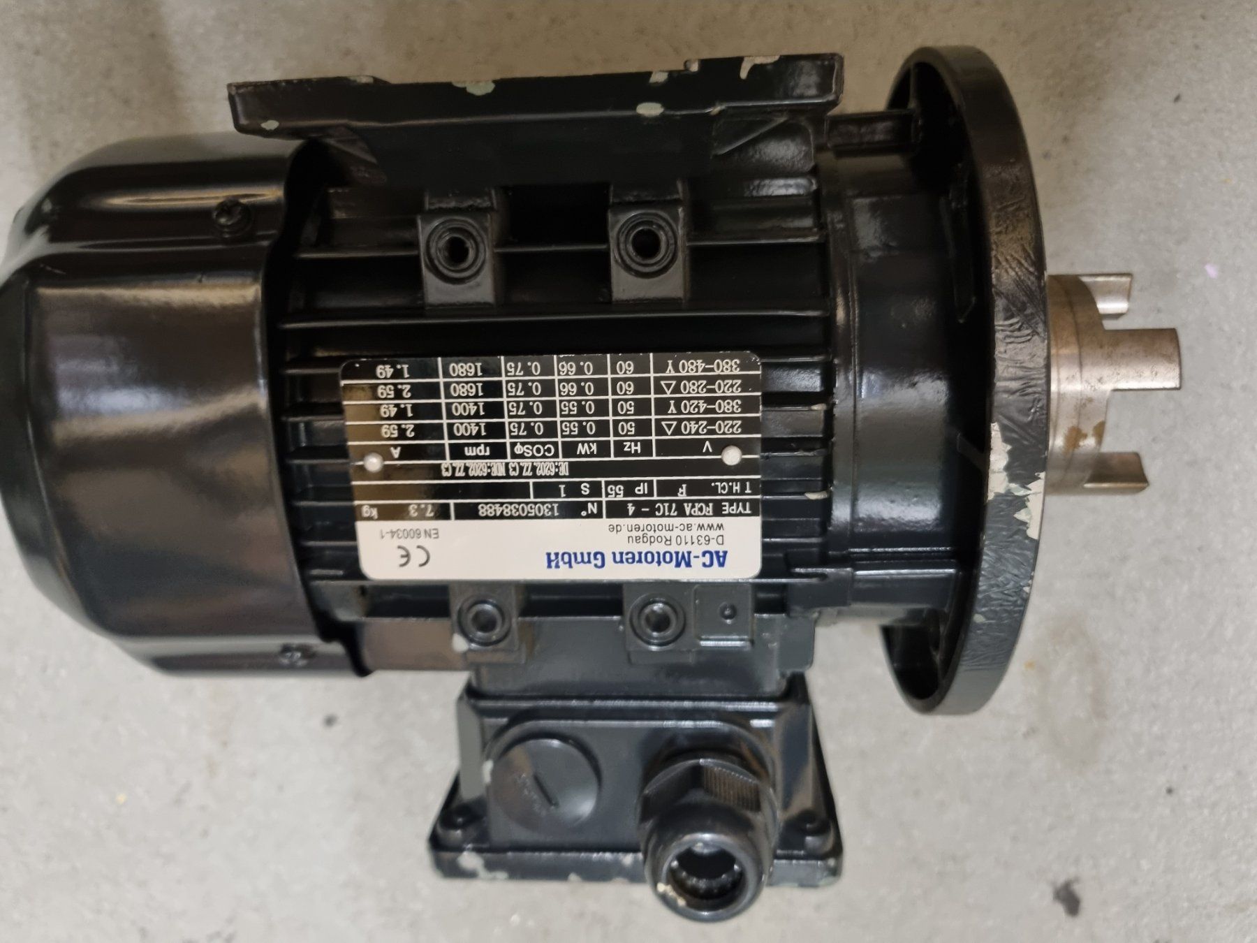 Motoren: AC-Motoren Type FCPA 71C - 4 – Gebraucht aus Zug von jordi2005
