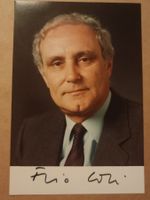 Flavio Cotti - alt Bundesrat - handsigniert