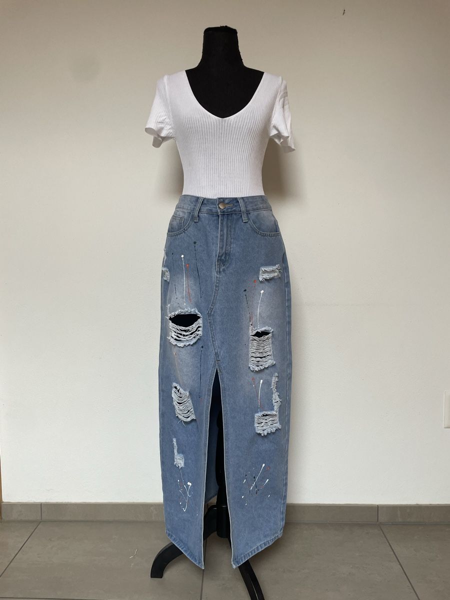 Gonne: Maxi Jeansrock – Nuovo (secondo la descrizione) da Sigriswil venduto da ck56 1
