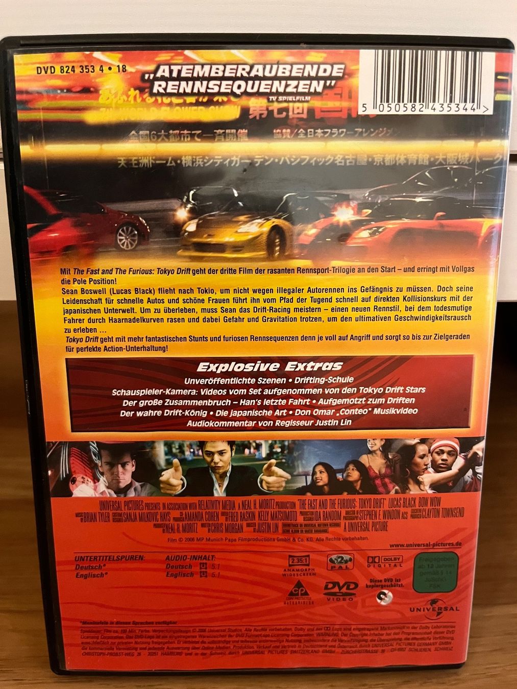 Alle DVDs: Fast and Furios - TokyoDrift – Gebraucht aus Lauenen b. Gstaad von Nagi1 1