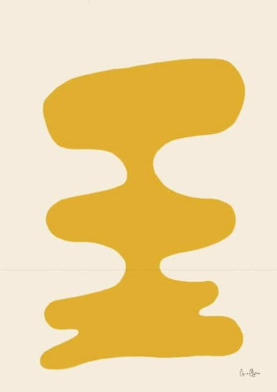 Foto & Immagini: Paper Collective Soft Yellow Poster 50x70cm – Usato da Solothurn venduto da f.e.
