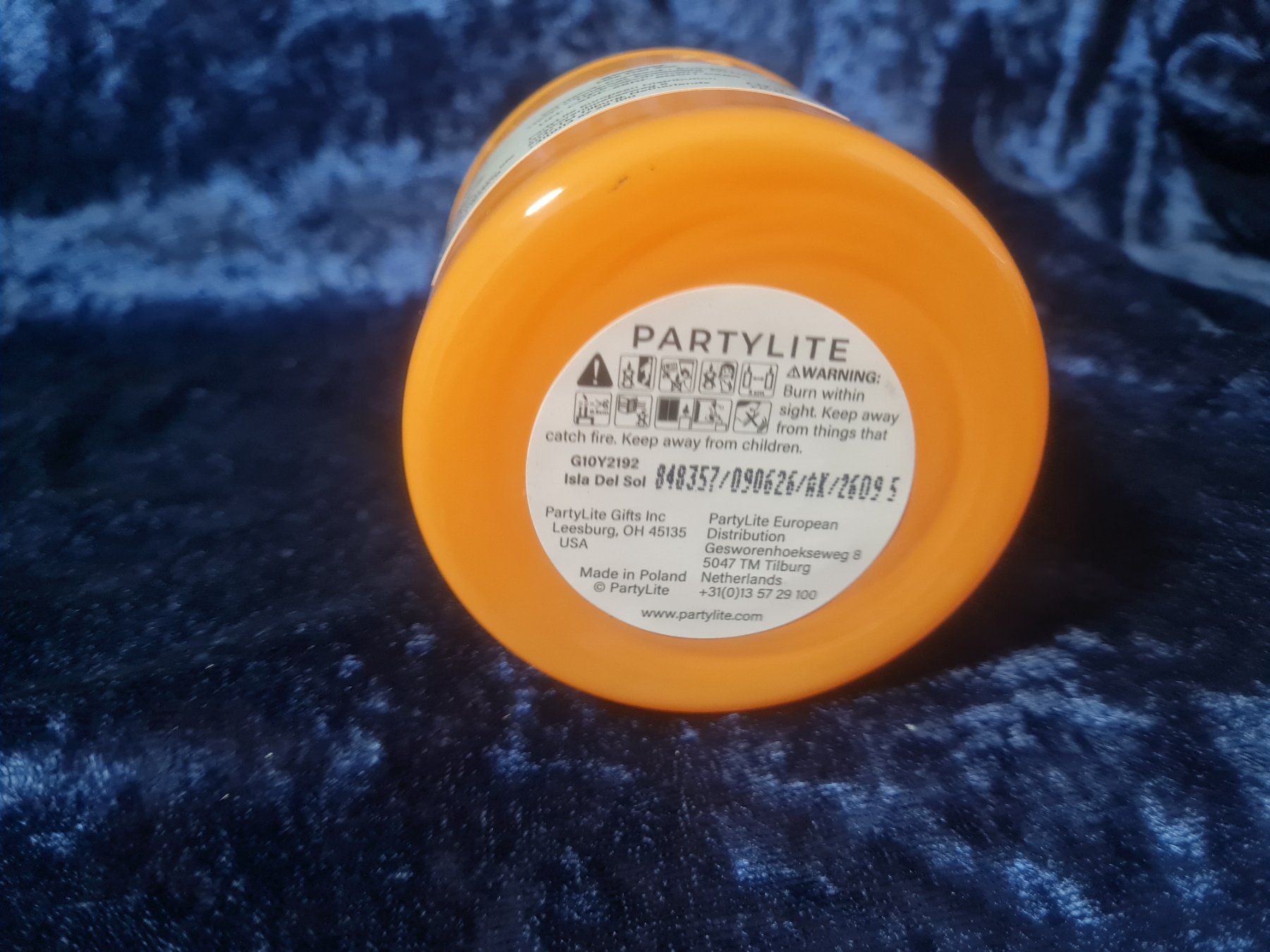 Partylite Candele: PartyLite - Mini-Duftwachsglas Isla del Sol, Solar Pulse – Nuovo e nell'imballaggio originale da Othmarsingen venduto da Kleibai 1