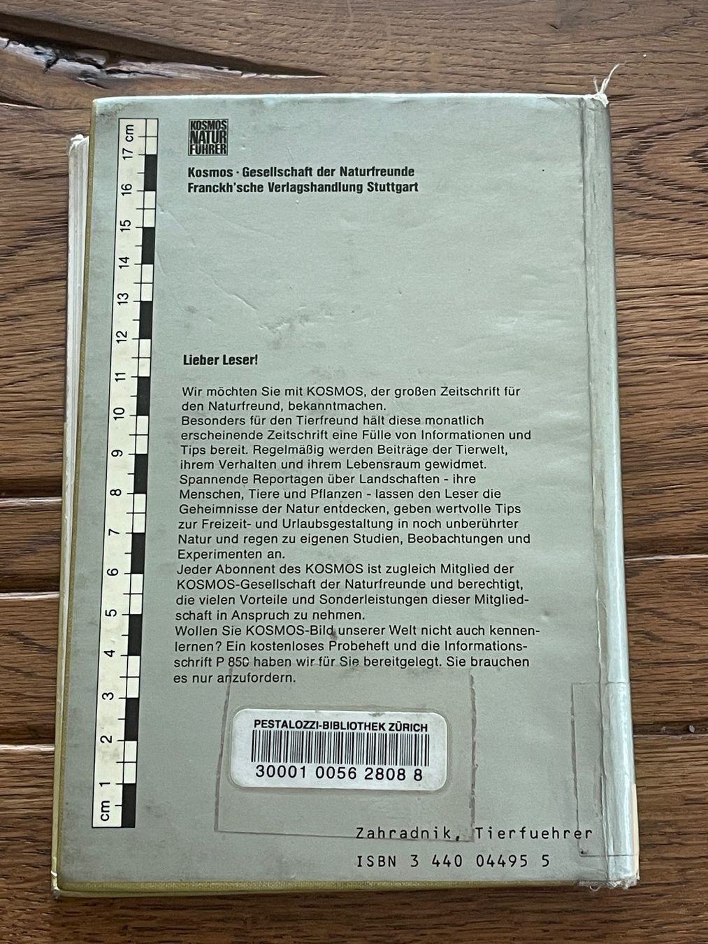 Bücher: dicker Kosmos Tierführer Europas - Zustand gebraucht – Gebraucht aus Zuerich von Dorsi 5